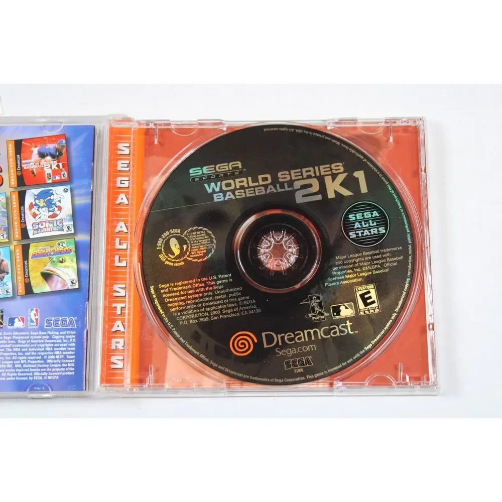 World Series Baseball 2K1 (Sega Dreamcast 2001) Sports Complete CIB w/Manual